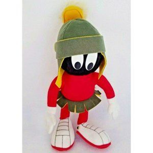 24K Warner Bros Looney Tunes Marvin The Martian Poseable Plush 12" Stuffed Toy